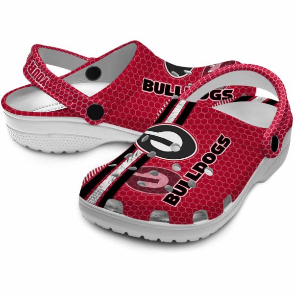 Custom Georgia Bulldogs Contrasting Stripes Crocs Latest Model