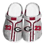 Custom Georgia Bulldogs Pinstripe Pattern Crocs Best selling