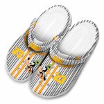 Custom Goofy Pinstripe Pattern Crocs Trendy