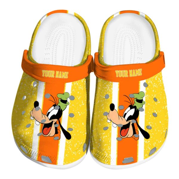 Custom Goofy Vertical Stripes Crocs Best selling