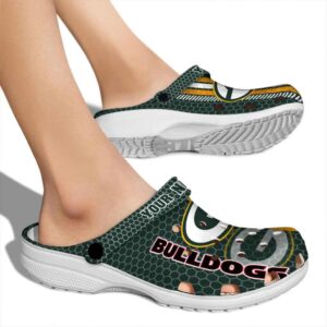 Custom Green Bay Packers Contrasting Stripes Crocs High quality