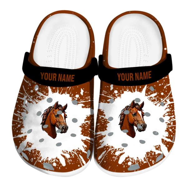 Custom Horse Splash Art Crocs Best selling