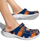 Custom Houston Astros Paint Splatter Graphics Crocs High quality