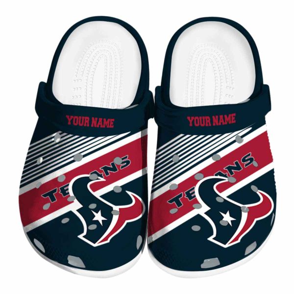 Custom Houston Texans Vibrant Dual Tone Crocs Best selling