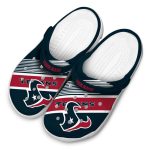 Custom Houston Texans Vibrant Dual Tone Crocs Trendy