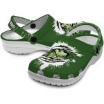 Custom Hulk Splash Motif Background Crocs Latest Model