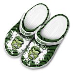 Custom Hulk Zigzag Paint Burst Crocs Trendy