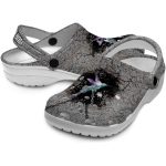 Custom Hummingbird Cracked Ground Texture Crocs Latest Model