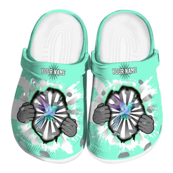 Custom Hummingbird Gripping Hand Crocs Best selling