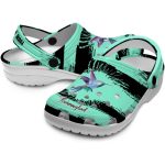 Custom Hummingbird Paint Splatter Graphics Crocs Latest Model