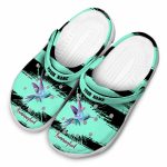 Custom Hummingbird Paint Splatter Graphics Crocs Trendy