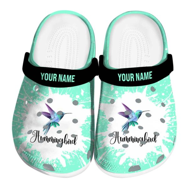 Custom Hummingbird Splash Art Crocs Best selling