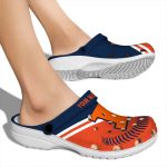 Custom Illinois Fighting Illini Baseball Motif Crocs High quality