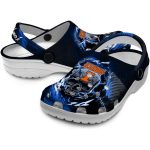 Custom Illinois Fighting Illini Gothic Skull Crocs Latest Model