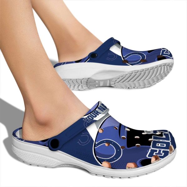 Custom Indianapolis Colts Baseball Helmet Crocs High quality