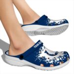Custom Indianapolis Colts Splatter Background Crocs Best selling