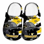 Custom Iowa Hawkeyes Baseball Helmet Crocs Best selling