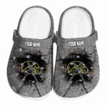 Custom Iowa Hawkeyes Cracked Ground Texture Crocs Best selling