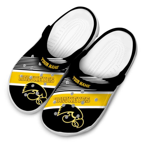 Custom Iowa Hawkeyes Vibrant Dual Tone Crocs Trendy