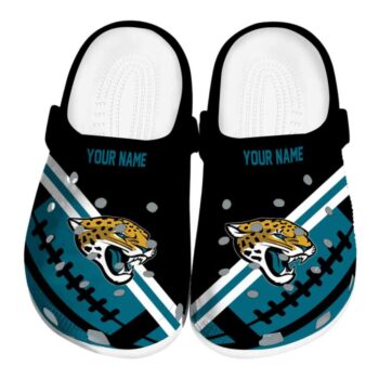 Custom Jacksonville Jaguars Football Motif Crocs Best selling