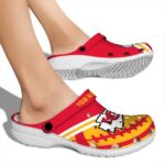Custom Kansas City Chiefs Football Motif Crocs Best selling