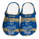 Custom Kansas City Royals Paint Splatter Graphics Crocs Best selling