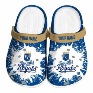 Custom Kansas City Royals Splash Art Crocs Best selling