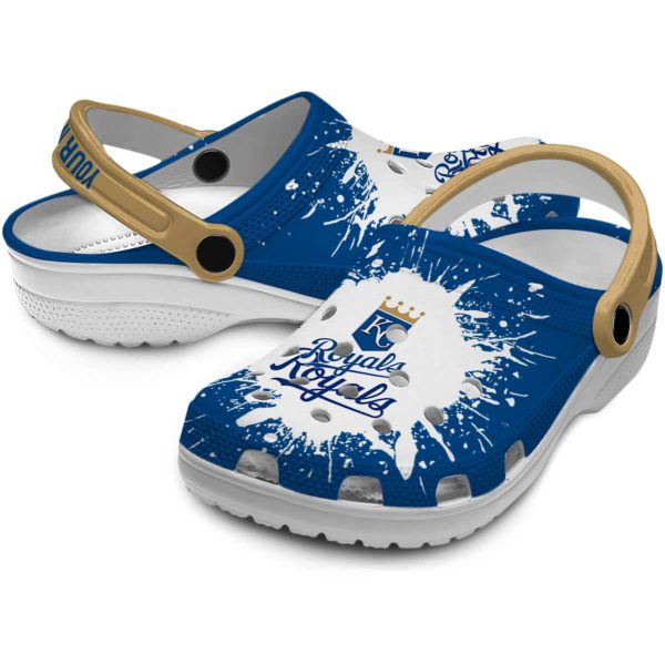 Custom Kansas City Royals Splash Art Crocs Latest Model