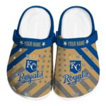Custom Kansas City Royals Star Spangled Graphic Crocs Best selling