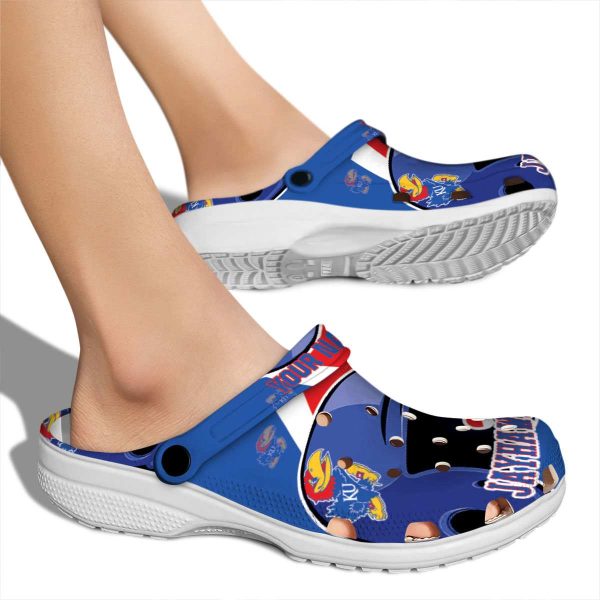 Custom Kansas Jayhawks Baseball Helmet Crocs High quality