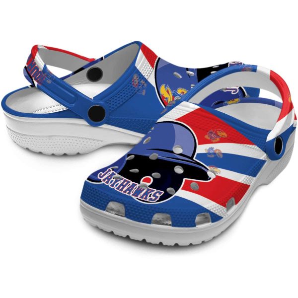 Custom Kansas Jayhawks Baseball Helmet Crocs Latest Model