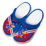 Custom Kansas Jayhawks Football Motif Crocs Best selling