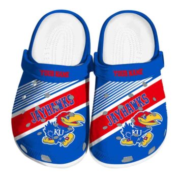 Custom Kansas Jayhawks Vibrant Dual Tone Crocs Best selling