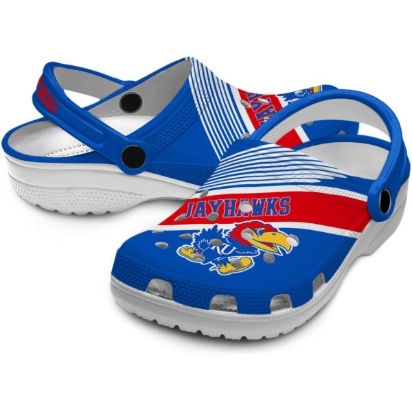 Custom Kansas Jayhawks Vibrant Dual Tone Crocs Latest Model