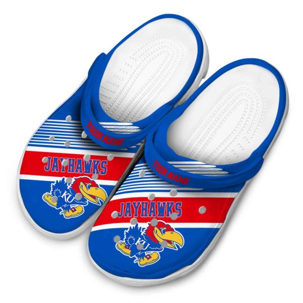 Custom Kansas Jayhawks Vibrant Dual Tone Crocs Trendy