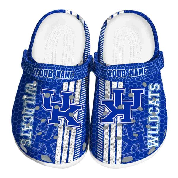 Custom Kentucky Wildcats Contrasting Stripes Crocs Best selling