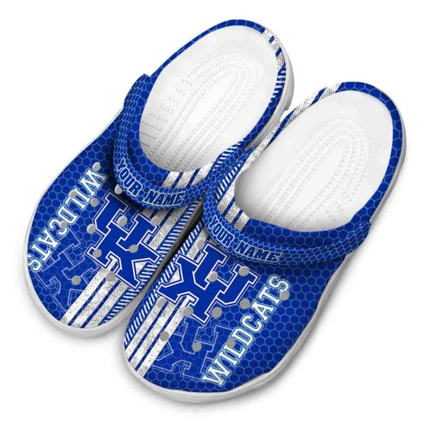 Custom Kentucky Wildcats Contrasting Stripes Crocs Trendy