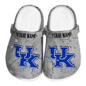 Custom Kentucky Wildcats Cracked Texture Crocs Best selling