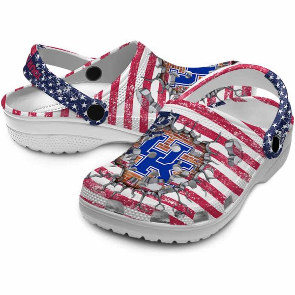 Custom Kentucky Wildcats Freedom Splinter Crocs Latest Model