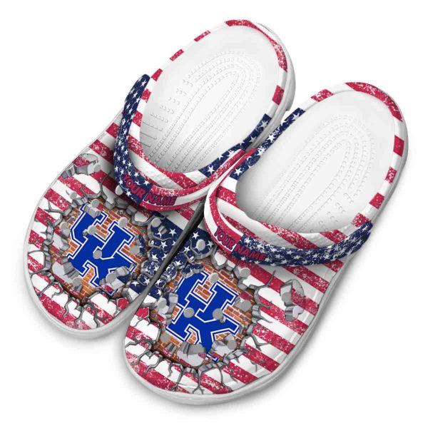 Custom Kentucky Wildcats Freedom Splinter Crocs Trendy