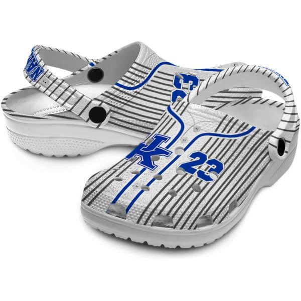 Custom Kentucky Wildcats Pinstripe Pattern Crocs Latest Model
