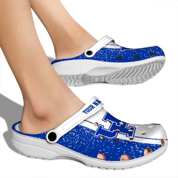 Custom Kentucky Wildcats Vertical Stripes Crocs High quality