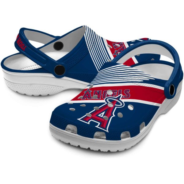 Custom Los Angeles Angels Vibrant Dual Tone Crocs Latest Model