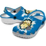Custom Los Angeles Chargers Gripping Hand Crocs Best selling