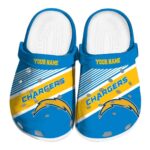 Custom Los Angeles Chargers Vibrant Dual Tone Crocs Best selling
