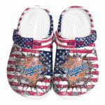 Custom Los Angeles Dodgers Freedom Splinter Crocs Best selling