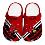Custom Louisville Cardinals Football Motif Crocs Best selling