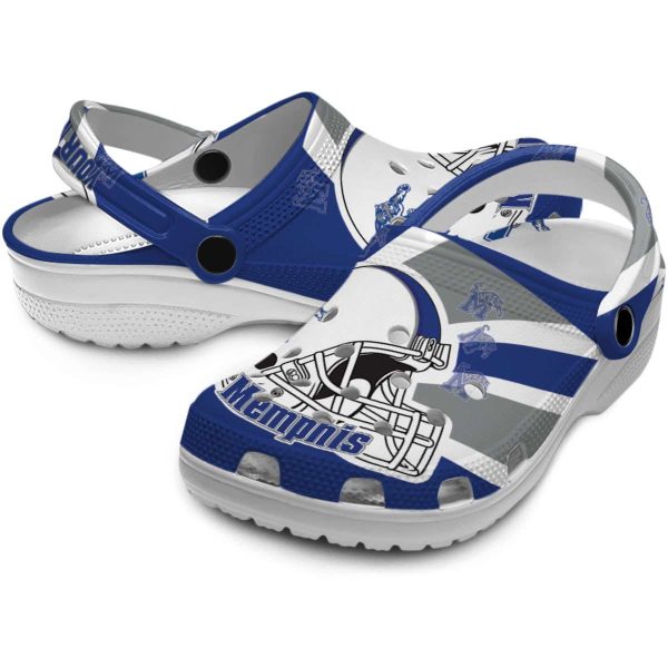 Custom Memphis Tigers Football Helmet Crocs Latest Model
