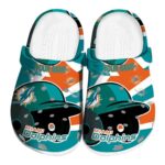 Custom Miami Dolphins Baseball Helmet Crocs Best selling