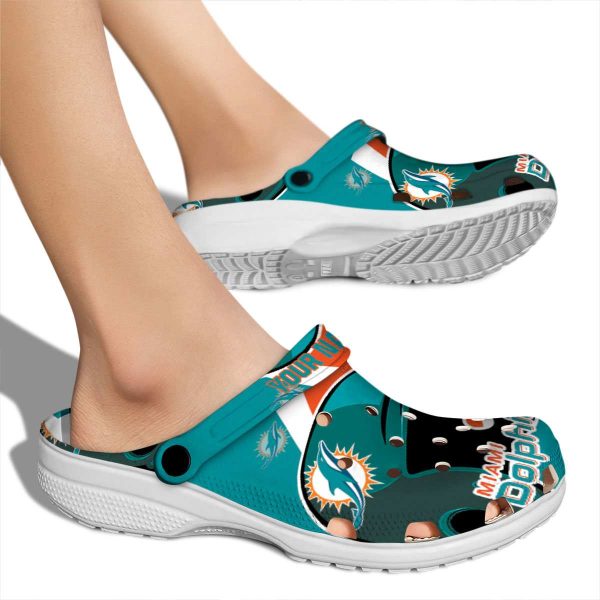 Custom Miami Dolphins Baseball Helmet Crocs High quality